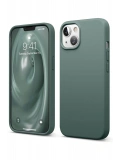 Newface Apple iPhone 14 Kılıf First Silikon - Koyu Yeşil