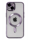 Newface Apple iPhone 14 Kılıf Kross Magneticsafe Kapak - Mor