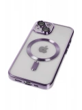 Newface Apple iPhone 14 Kılıf Kross Magneticsafe Kapak - Mor