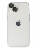 Newface Apple iPhone 14 Kılıf Luko Lens Silikon - Yeşil