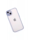 Newface Apple iPhone 14 Kılıf Montreal Silikon Kapak - Gri