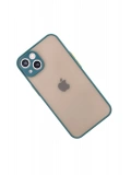 Newface Apple iPhone 14 Kılıf Montreal Silikon Kapak - Yeşil