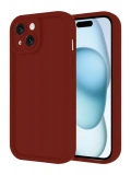 Newface Apple iPhone 14 Kılıf Viera Silikon - Bordo