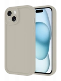 Newface Apple iPhone 14 Kılıf Viera Silikon - Krem
