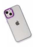 Newface Apple iPhone 14 Plus Kılıf Dora Kapak - Lila
