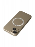 Newface Apple iPhone 14 Plus Kılıf Jack Magneticsafe Lens Silikon - Gold