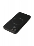 Newface Apple iPhone 14 Plus Kılıf Jack Magneticsafe Lens Silikon - Siyah