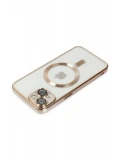 Newface Apple iPhone 14 Plus Kılıf Kross Magneticsafe Kapak - Gold