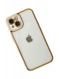 Newface Apple iPhone 14 Plus Kılıf Liva Lens Silikon - Beyaz