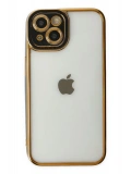 Newface Apple iPhone 14 Plus Kılıf Liva Lens Silikon - Siyah