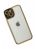 Newface Apple iPhone 14 Plus Kılıf Liva Lens Silikon - Siyah