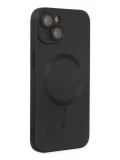 Newface Apple iPhone 14 Plus Kılıf Moshi Lens Magneticsafe Silikon - Siyah