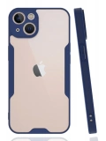 Newface Apple iPhone 14 Plus Kılıf Platin Silikon - Lacivert