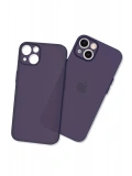Newface Apple iPhone 14 Plus Kılıf Puma Silikon - Koyu Mor