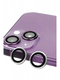 Newface Apple iPhone 14 Plus Raze Metal Kamera Lens - Gümüş