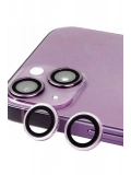 Newface Apple iPhone 14 Plus Raze Metal Kamera Lens - Mor