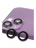 Newface Apple iPhone 14 Plus Raze Metal Kamera Lens - Siyah
