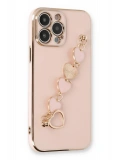 Newface Apple iPhone 14 Pro Kılıf Esila Silikon - Pudra