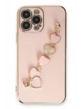 Newface Apple iPhone 14 Pro Kılıf Esila Silikon - Pudra