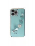 Newface Apple iPhone 14 Pro Kılıf Esila Silikon - Su Yeşili