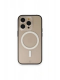 Newface Apple iPhone 14 Pro Kılıf Grand Magneticsafe Kapak - Siyah