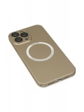 Newface Apple iPhone 14 Pro Kılıf Jack Magneticsafe Lens Silikon - Gold