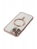Newface Apple iPhone 14 Pro Kılıf Kross Magneticsafe Kapak - Rose