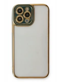 Newface Apple iPhone 14 Pro Kılıf Liva Lens Silikon - Yeşil