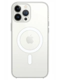 Newface Apple iPhone 14 Pro Kılıf Magneticsafe Şeffaf Silikon - Şeffaf