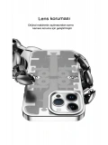 Newface Apple iPhone 14 Pro Kılıf Mekanik Bumper Kapak - Siyah