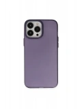 Newface Apple iPhone 14 Pro Kılıf Modos Metal Kapak - Derin Mor