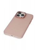 Newface Apple iPhone 14 Pro Kılıf Modos Metal Kapak - Pembe