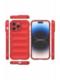 Newface Apple iPhone 14 Pro Kılıf Optimum Silikon - Kırmızı