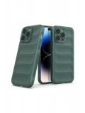 Newface Apple iPhone 14 Pro Kılıf Optimum Silikon - Koyu Yeşil