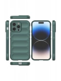 Newface Apple iPhone 14 Pro Kılıf Optimum Silikon - Koyu Yeşil