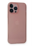 Newface Apple iPhone 14 Pro Kılıf PP Ultra İnce Kapak - Pembe