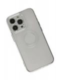 Newface Apple iPhone 14 Pro Kılıf Santa Lens Silikon - Şeffaf