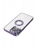 Newface Apple iPhone 14 Pro Kılıf Slot Silikon - Mor
