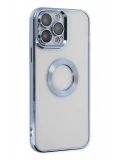 Newface Apple iPhone 14 Pro Kılıf Slot Silikon - Sierra Blue