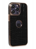 Newface Apple iPhone 14 Pro Kılıf Snake Kapak - Siyah