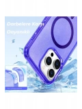Newface Apple iPhone 14 Pro Kılıf Star Magsafe Kapak - Pembe
