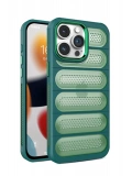 Newface Apple iPhone 14 Pro Max Kılıf Airmax Silikon Kapak - Koyu Yeşil