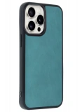 Newface Apple iPhone 14 Pro Max Kılıf Aras Deri Kapak - Açık Yeşil