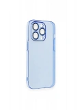 Newface Apple iPhone 14 Pro Max Kılıf Armada Lensli Kapak - Sierra Blue
