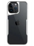 Newface Apple iPhone 14 Pro Max Kılıf Boyi Silikon Kapak - Gümüş