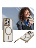 Newface Apple iPhone 14 Pro Max Kılıf Enka Magsafe Silikon Kılıf - Şeffaf