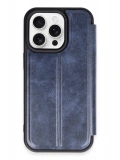 Newface Apple iPhone 14 Pro Max Kılıf Flip Cover - Lacivert