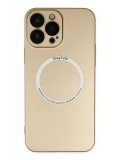 Newface Apple iPhone 14 Pro Max Kılıf Jack Magneticsafe Lens Silikon - Gold