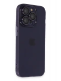 Newface Apple iPhone 14 Pro Max Kılıf Luko Lens Silikon - Derin Mor