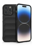 Newface Apple iPhone 14 Pro Max Kılıf Optimum Silikon - Siyah
